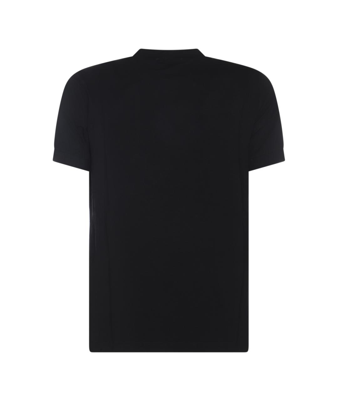 GIORGIO ARMANI Черная вискозная футболка, фото 3