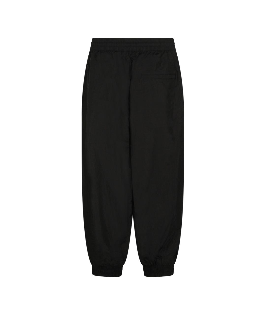 Y-3 Черные полиамидовые повседневные брюки, фото 1