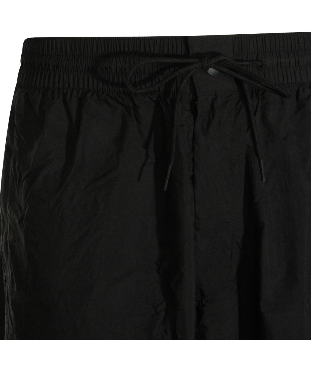 Y-3 Черные полиамидовые повседневные брюки, фото 2