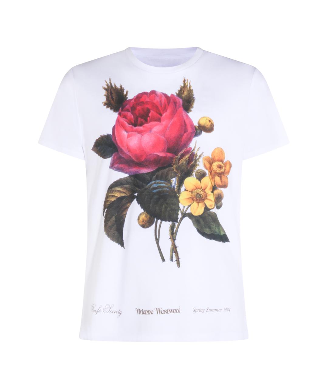 VIVIENNE WESTWOOD Белая хлопковая футболка, фото 1