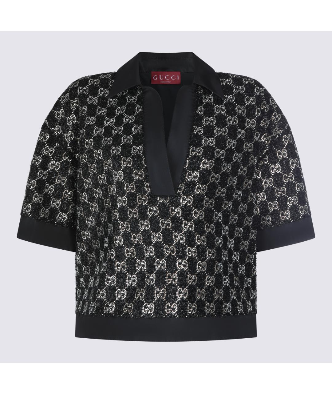 GUCCI Черная футболка, фото 2