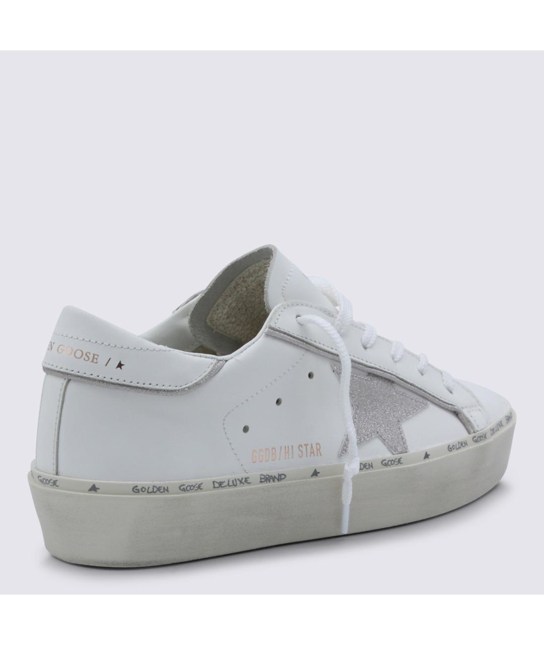 GOLDEN GOOSE DELUXE BRAND Белые кожаные кеды, фото 4