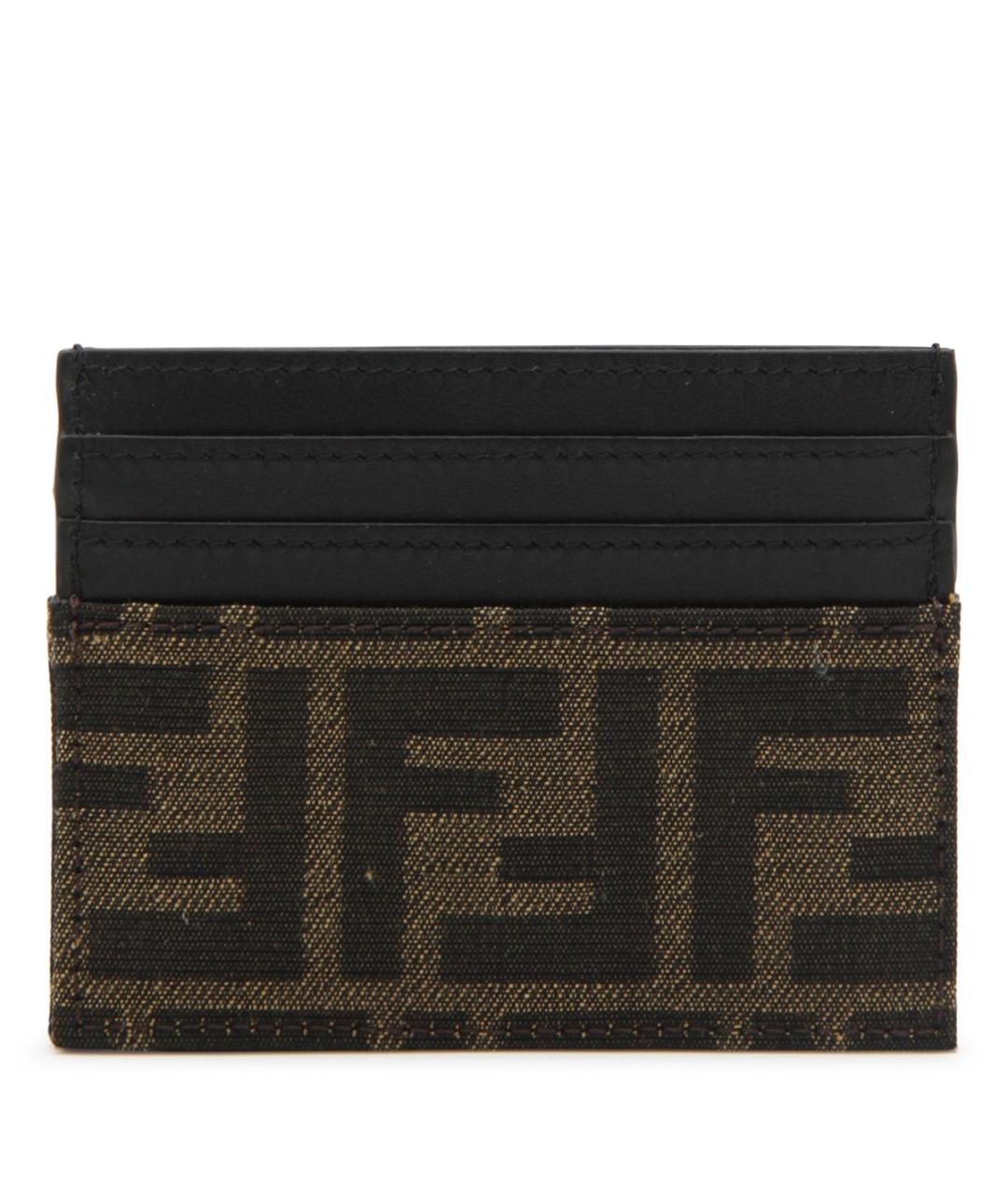 FENDI Коричневый кожаный кошелек, фото 2