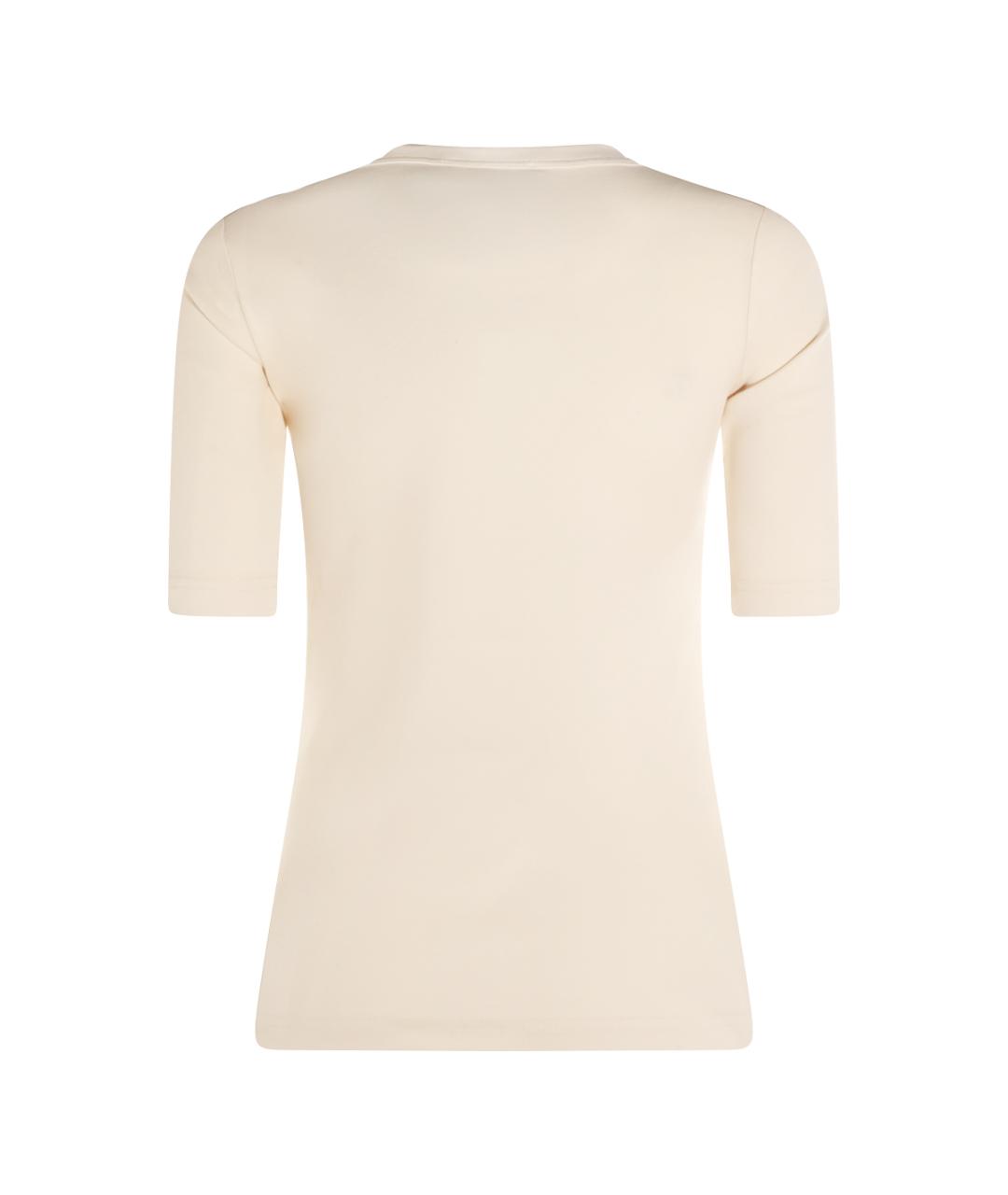 FABIANA FILIPPI Бежевая футболка, фото 2