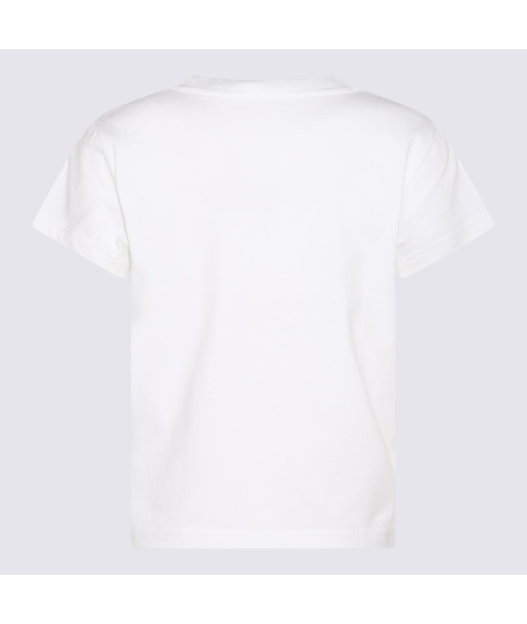 ALEXANDER WANG Белая хлопковая футболка, фото 5