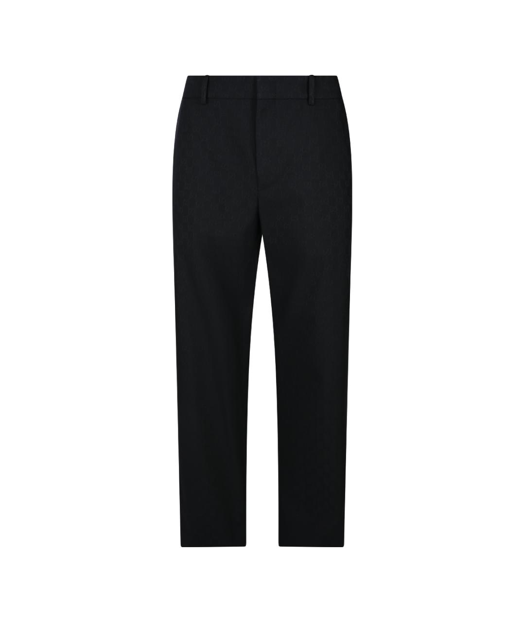 GUCCI Черные повседневные брюки, фото 1