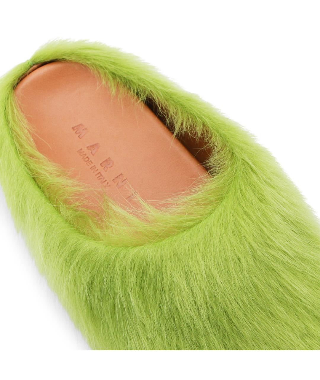 MARNI Зеленые сандалии, фото 4