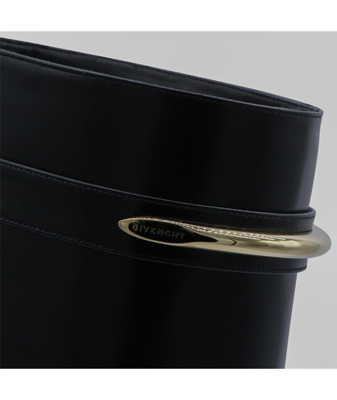 GIVENCHY Черные кожаные сапоги, фото 5