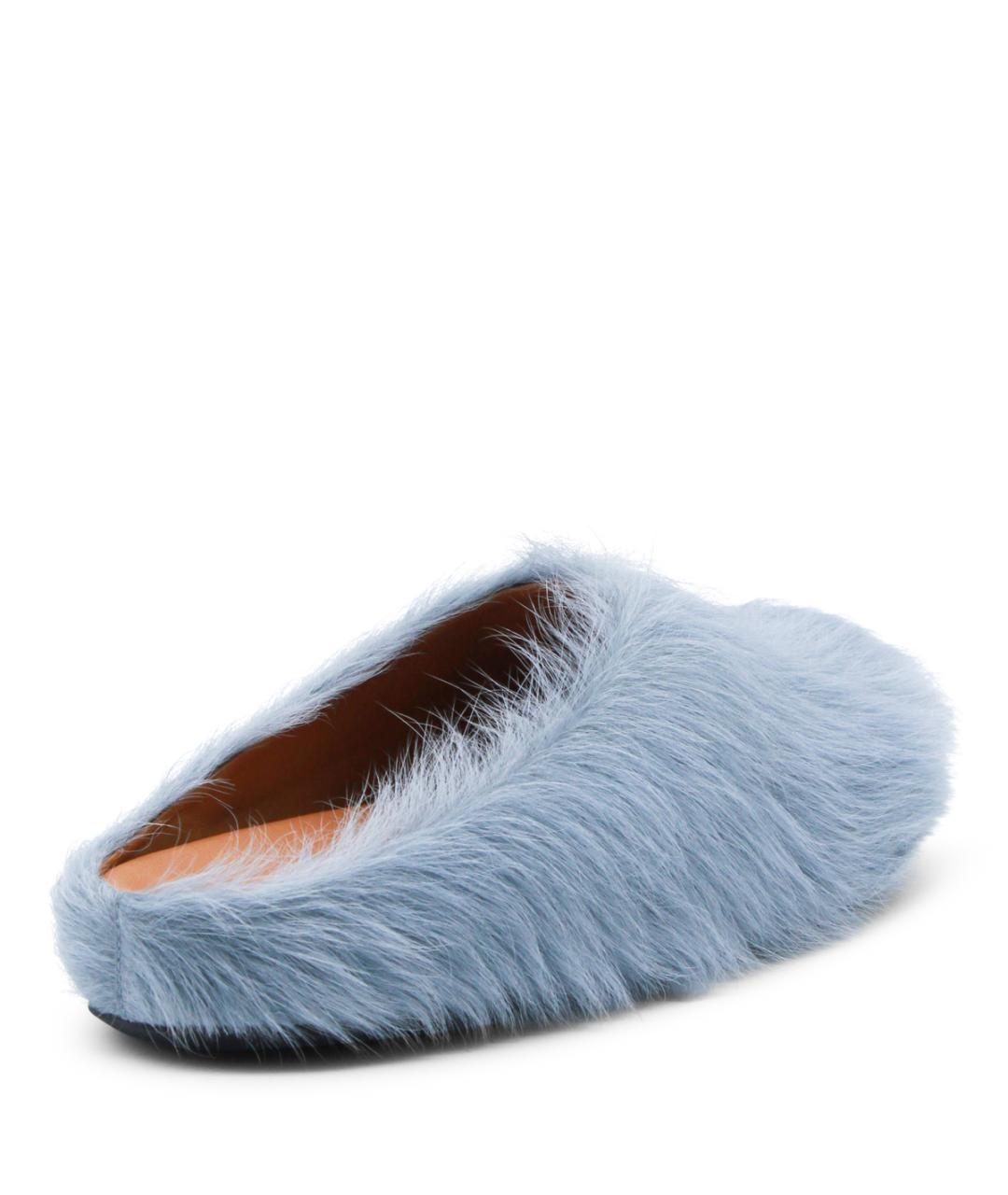 MARNI Голубые сандалии, фото 3