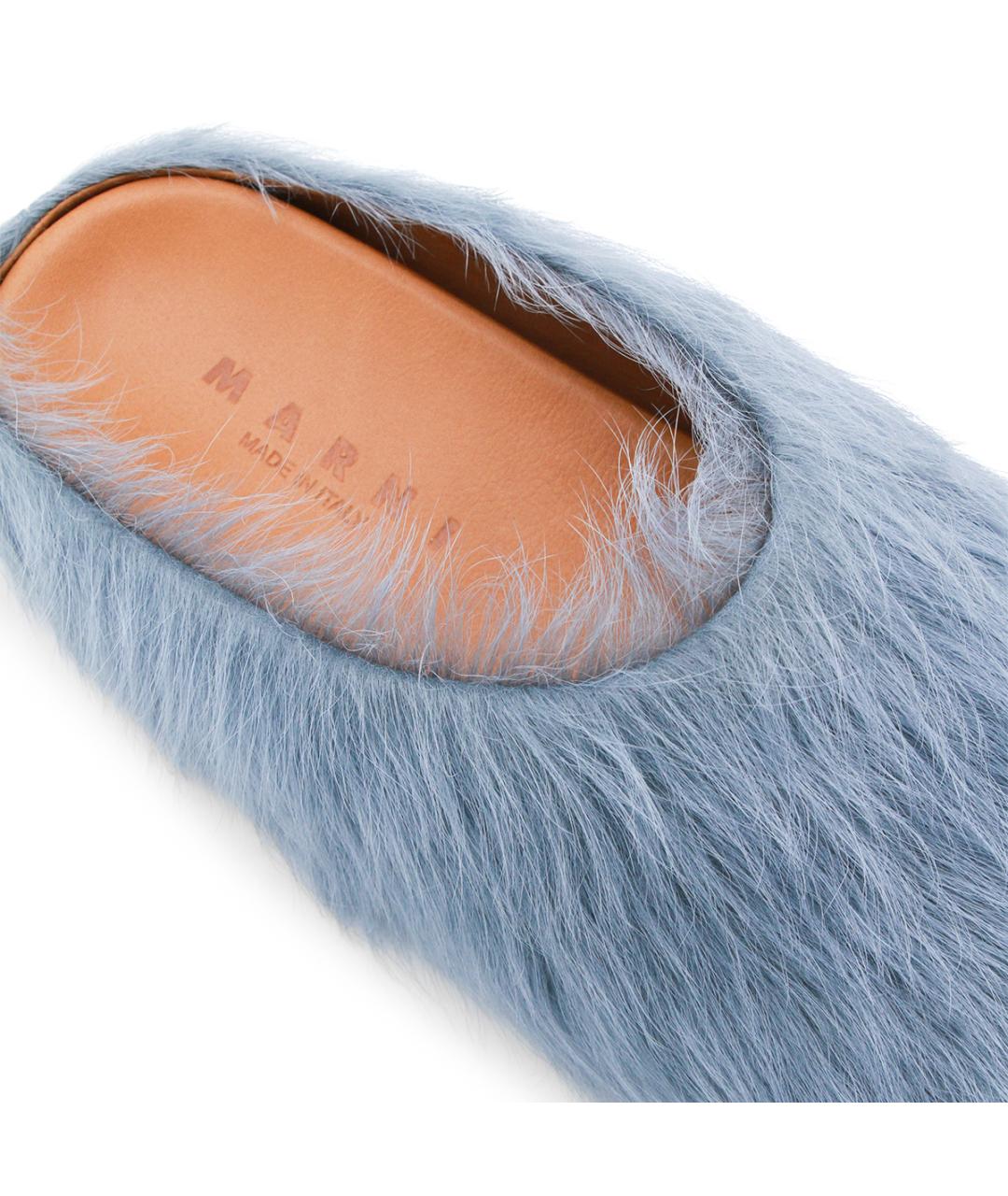 MARNI Голубые сандалии, фото 4