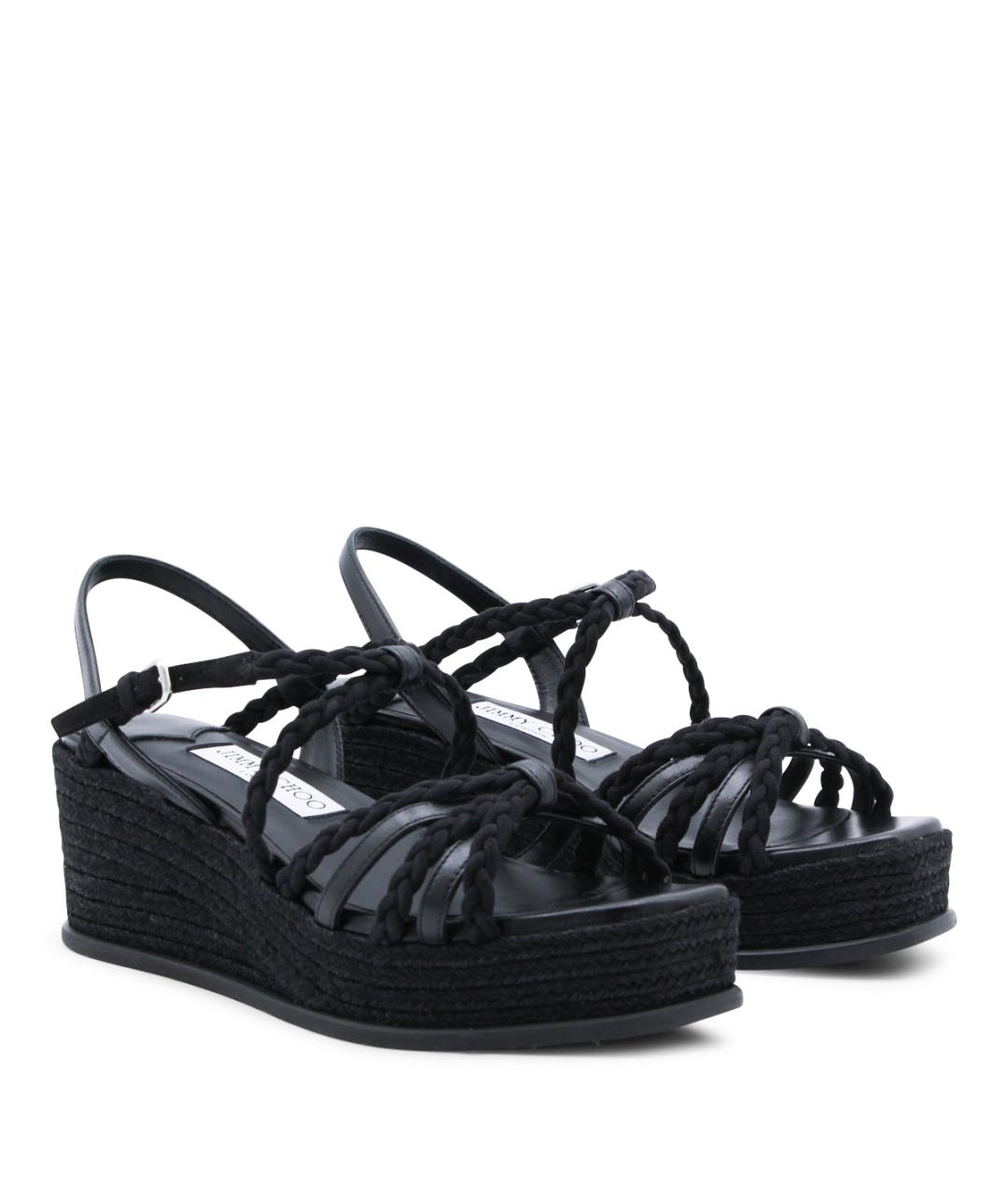 JIMMY CHOO Черные босоножки, фото 2