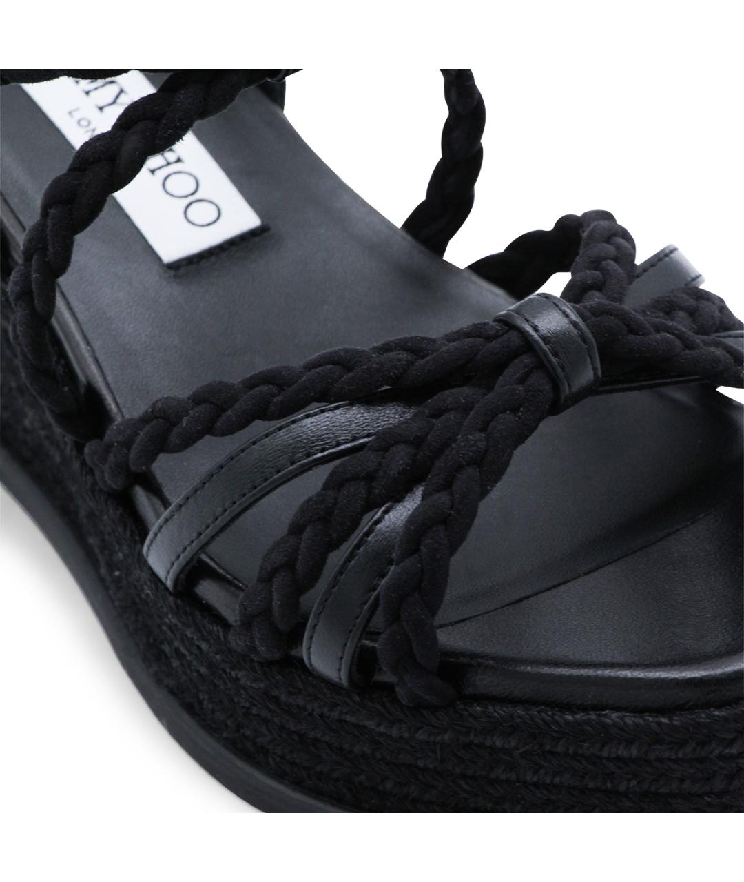 JIMMY CHOO Черные босоножки, фото 4