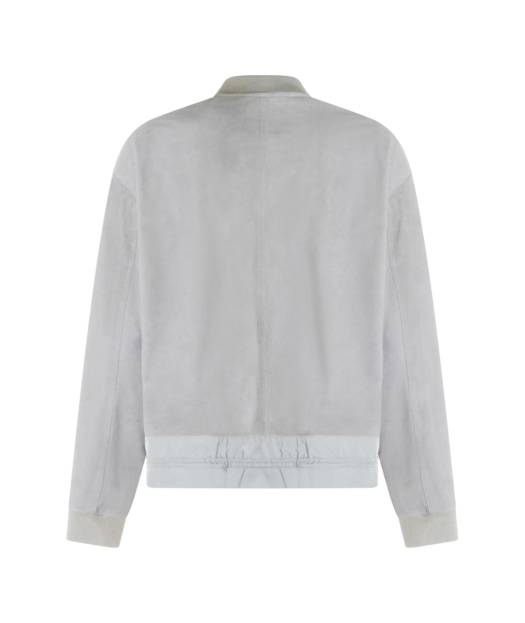 MOORER Серая полиэстеровая куртка, фото 2