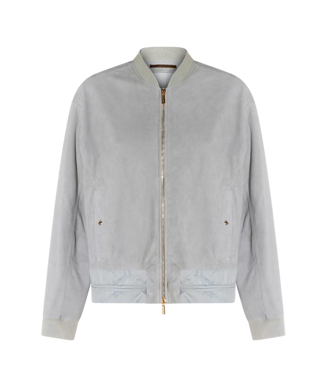 MOORER Серая полиэстеровая куртка, фото 1