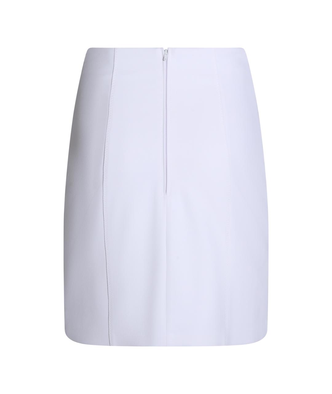 ELISABETTA FRANCHI Белая юбка миди, фото 2