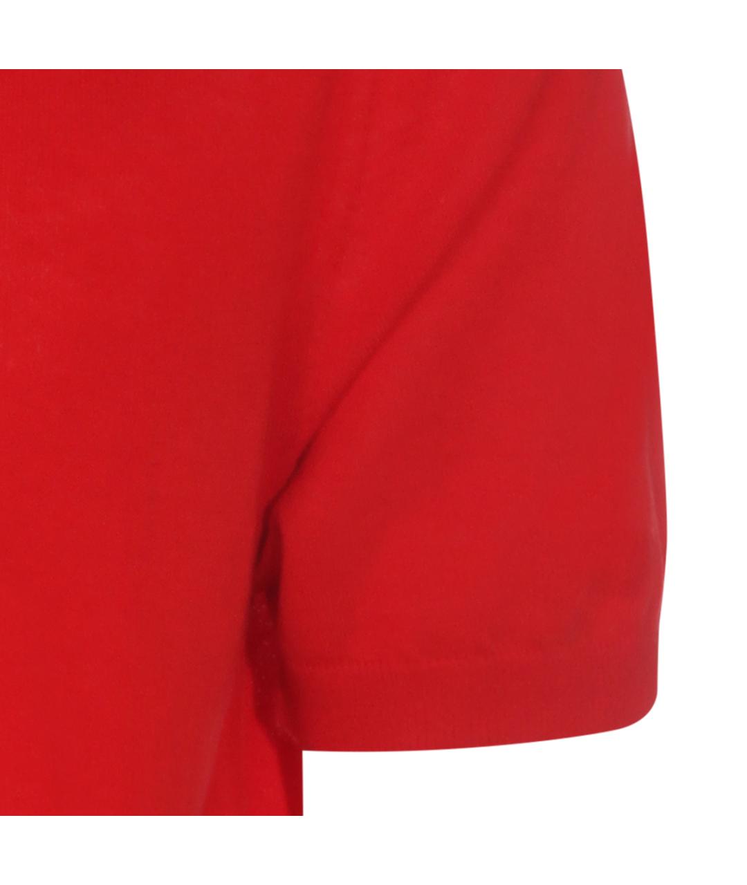 MALO Красная хлопковая футболка, фото 3