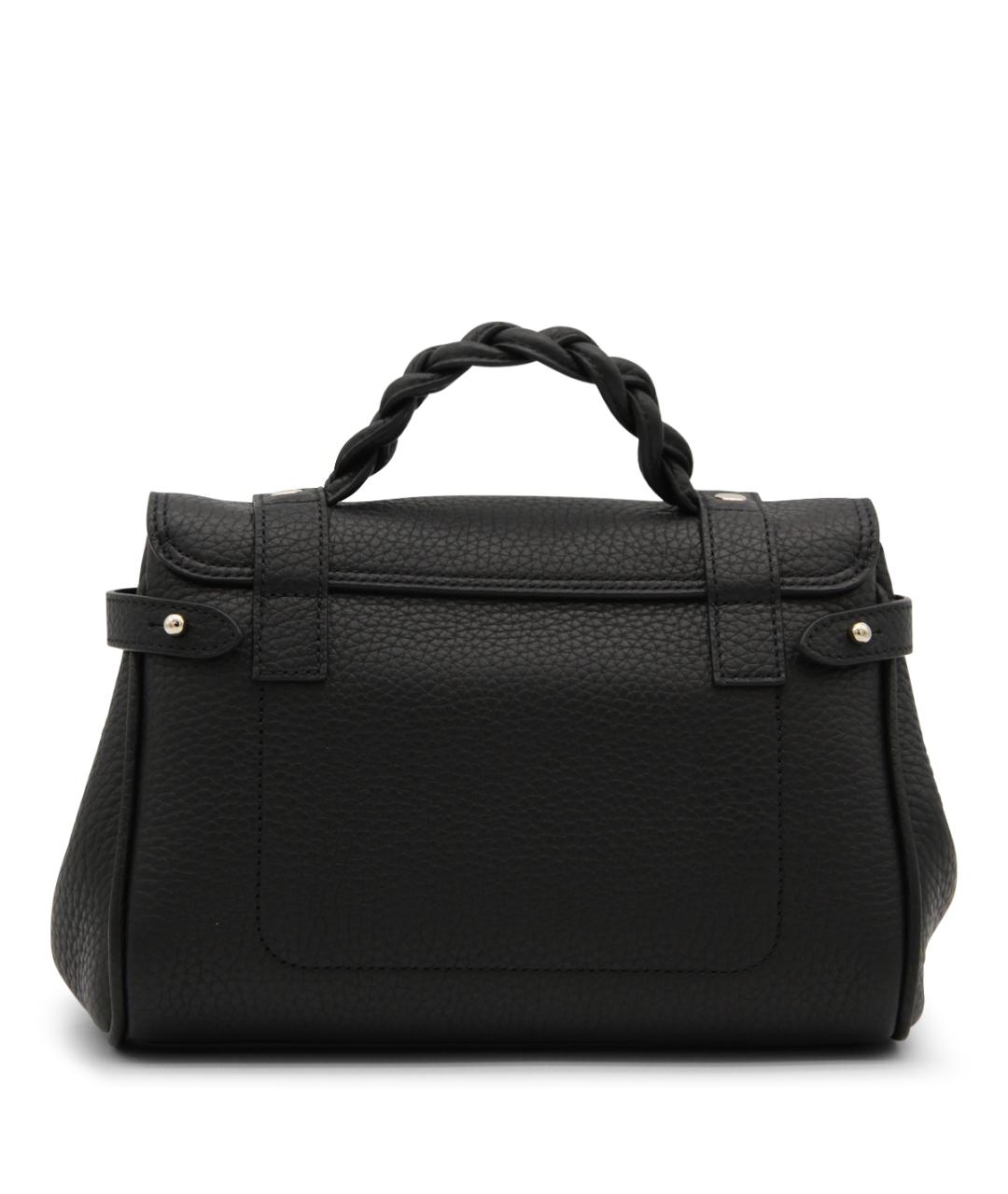 MULBERRY Черная кожаная сумка тоут, фото 3