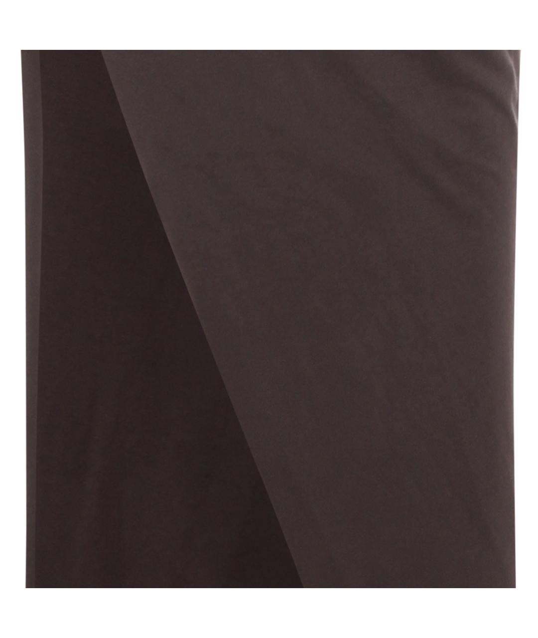 MONCLER Серая хлопковая юбка макси, фото 4