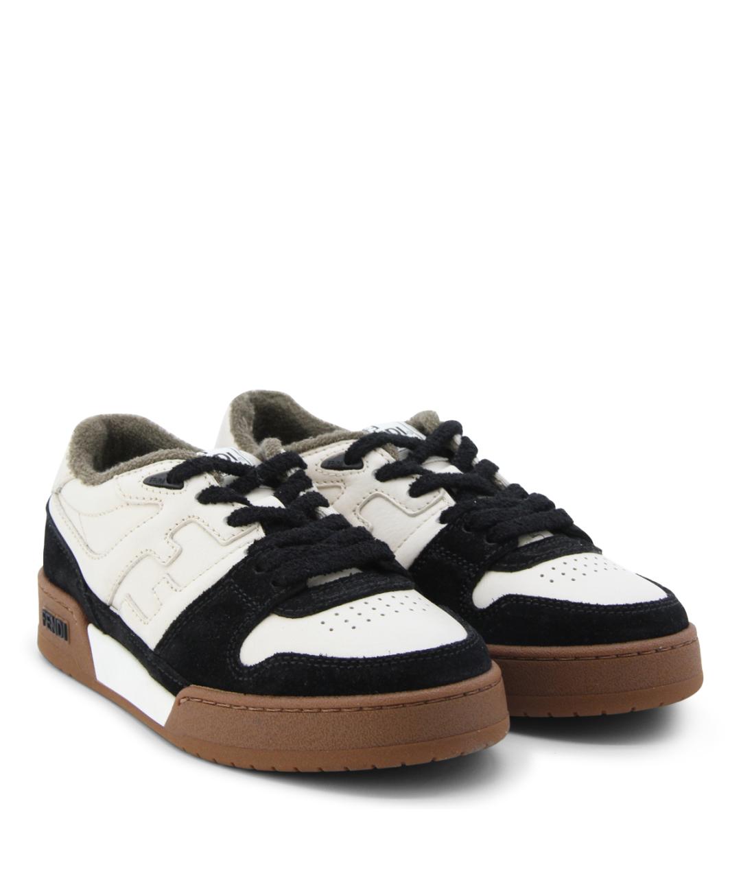 FENDI Мульти кожаные кеды, фото 2