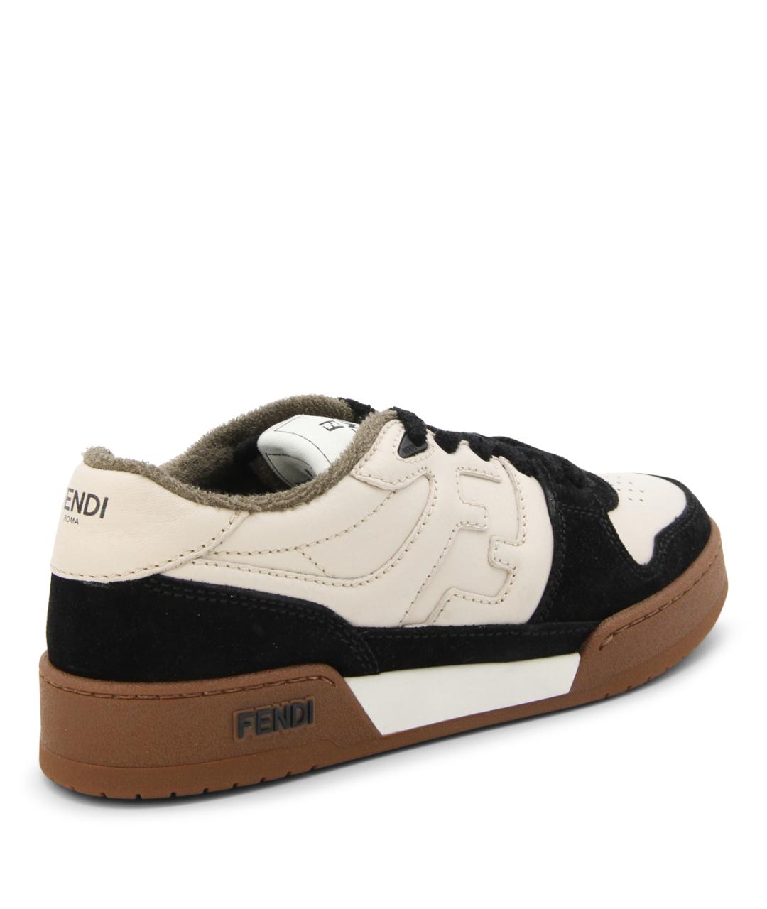 FENDI Мульти кожаные кеды, фото 3