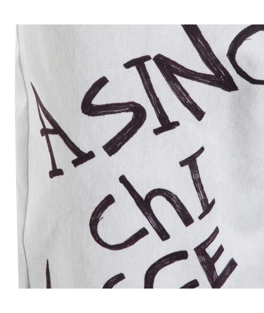 MOSCHINO Мульти хлопковые прямые джинсы, фото 4