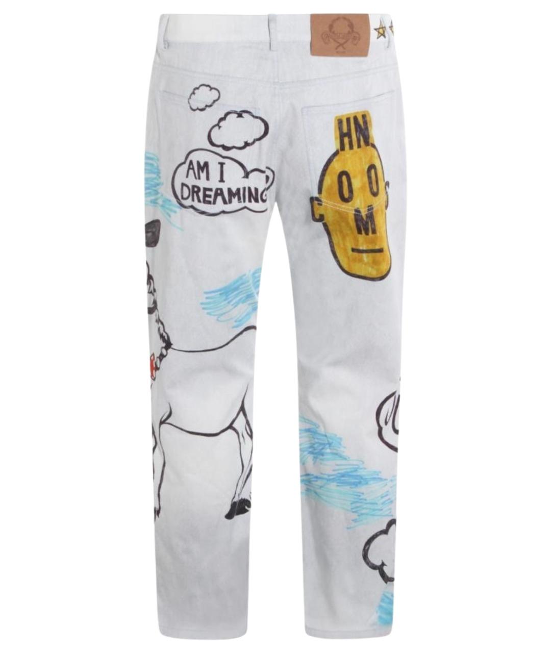 MOSCHINO Мульти хлопковые прямые джинсы, фото 2