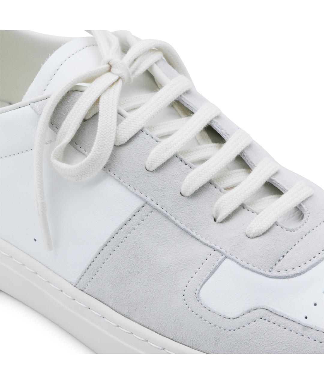 COMMON PROJECTS Белые кожаные низкие кроссовки / кеды, фото 4