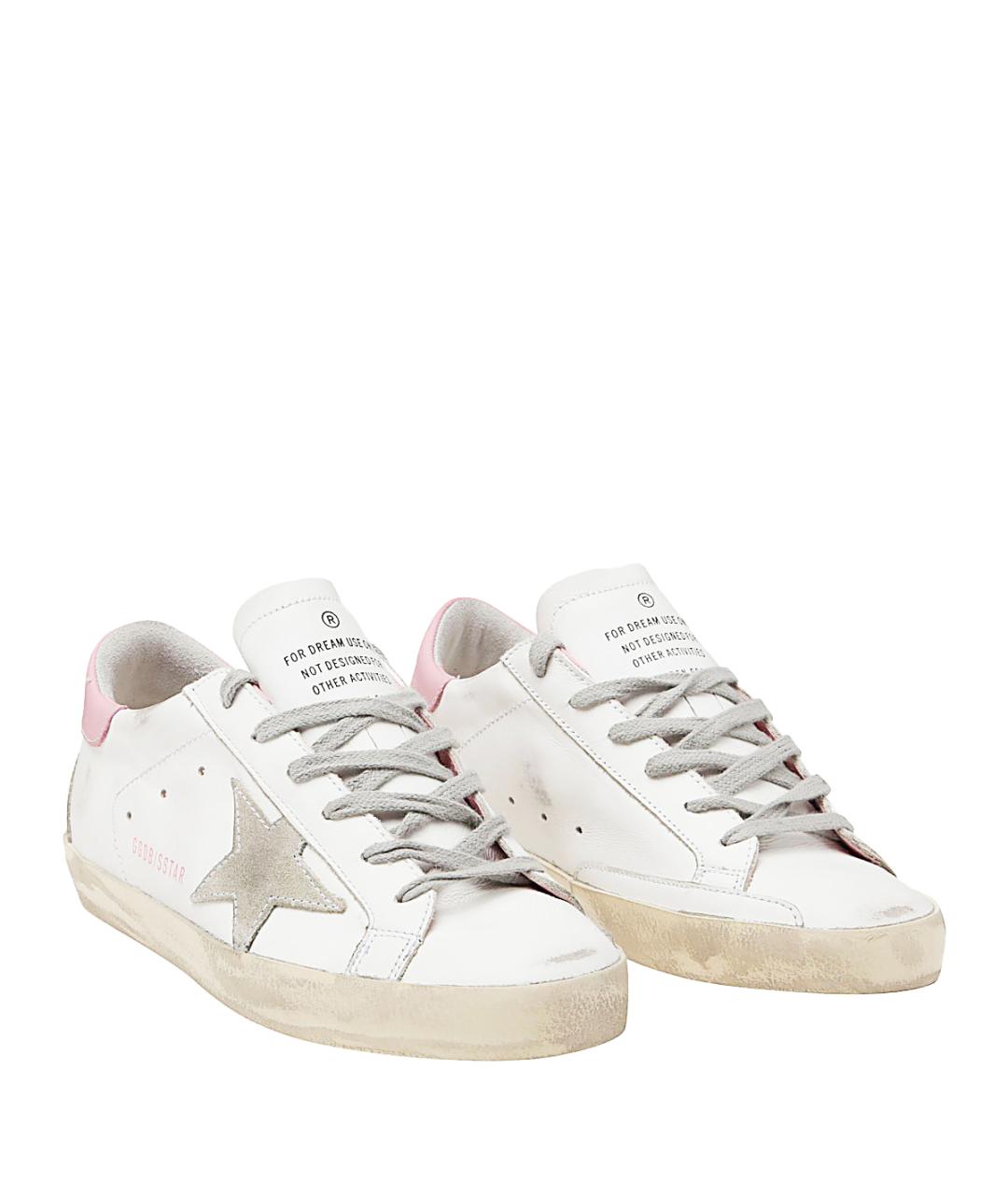 GOLDEN GOOSE DELUXE BRAND Белые кожаные кеды, фото 2