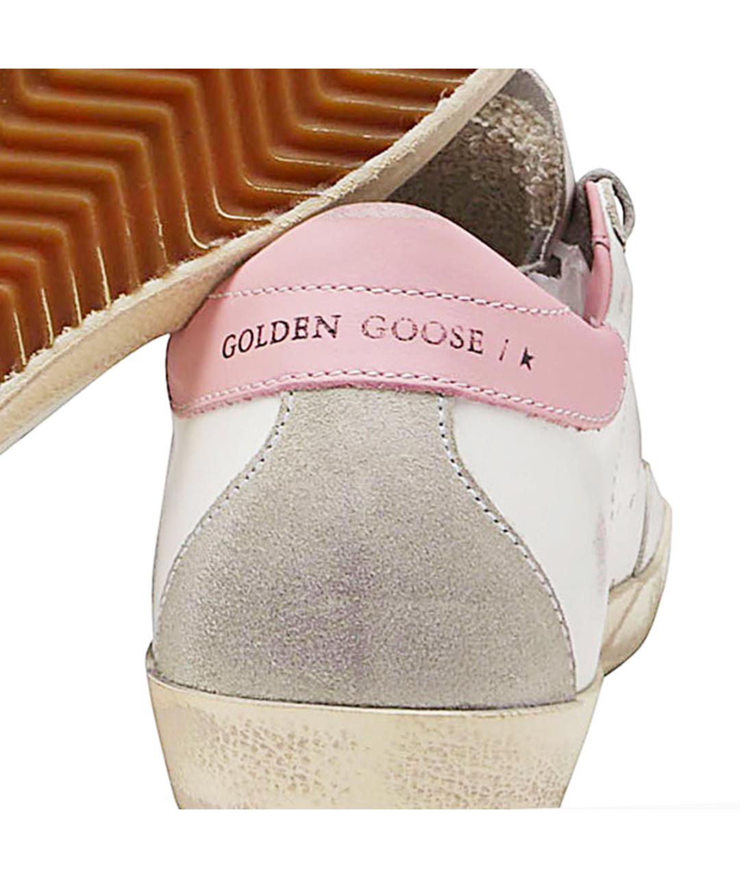 GOLDEN GOOSE DELUXE BRAND Белые кожаные кеды, фото 3