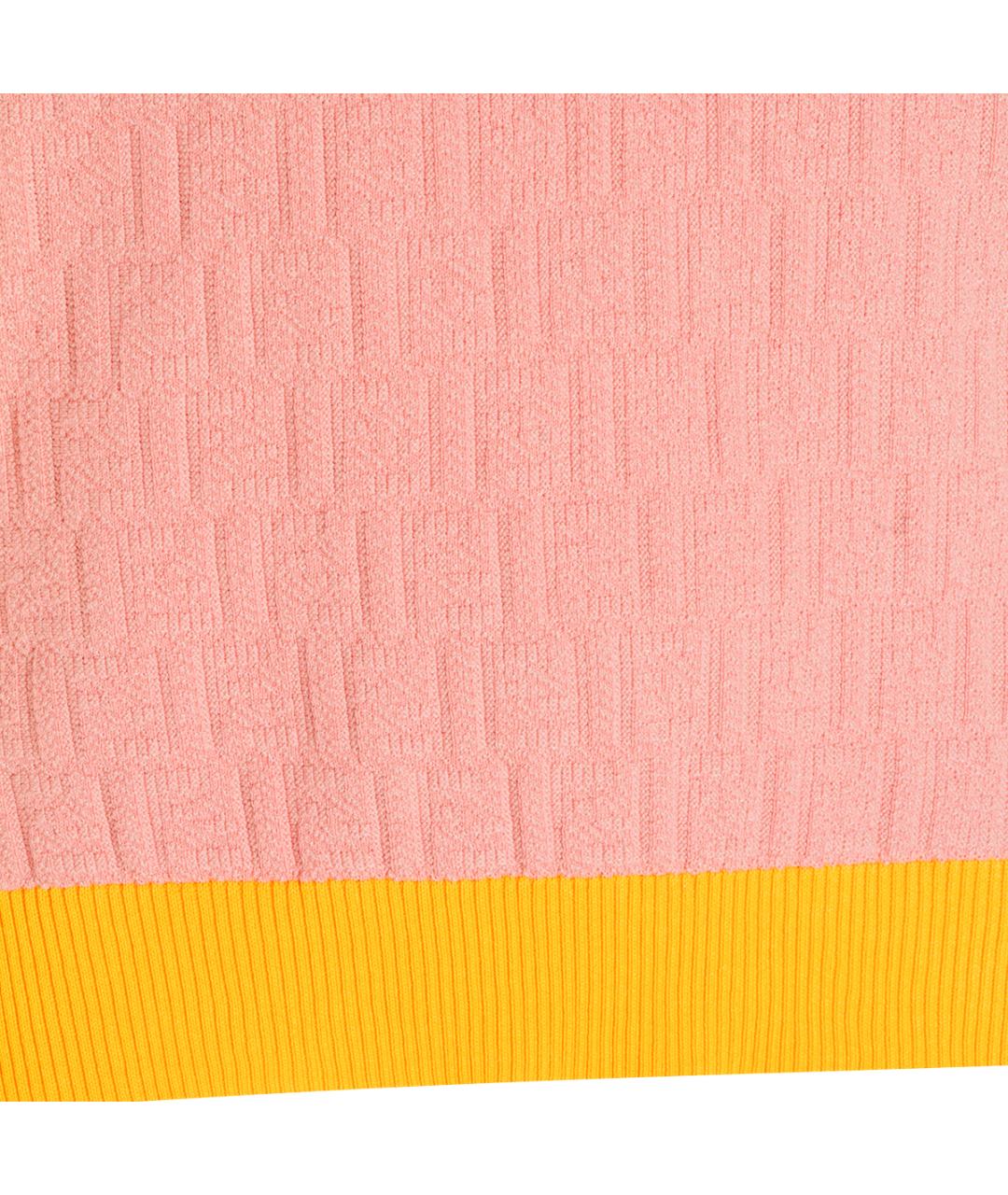 FENDI Розовый шерстяной джемпер / свитер, фото 4