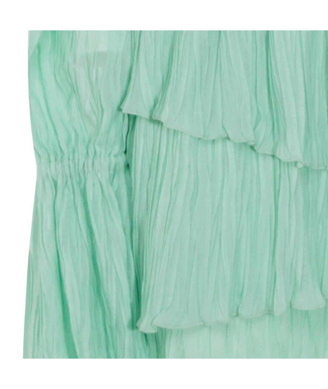 BLUMARINE Зеленое вискозное платье, фото 3