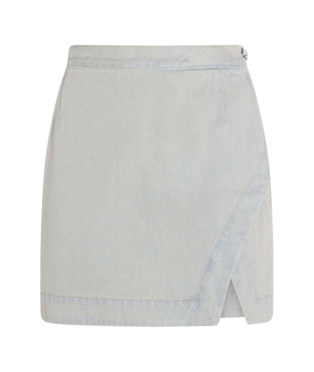 VIVIENNE WESTWOOD Синяя хлопковая юбка миди, фото 1