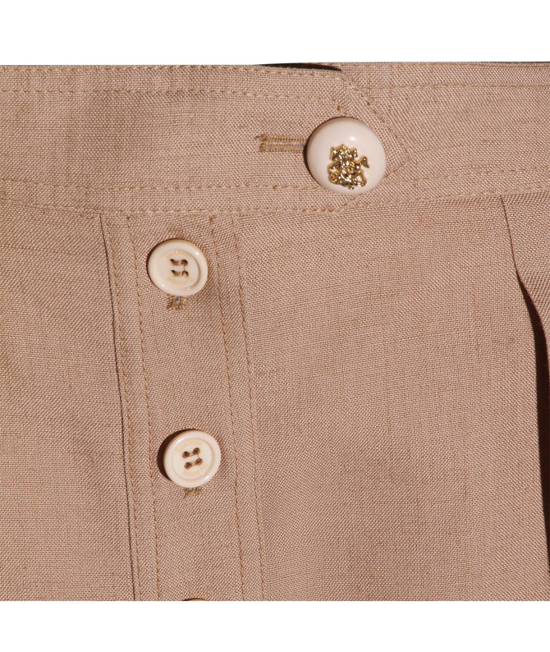 VALENTINO Бежевые хлопковые шорты, фото 4