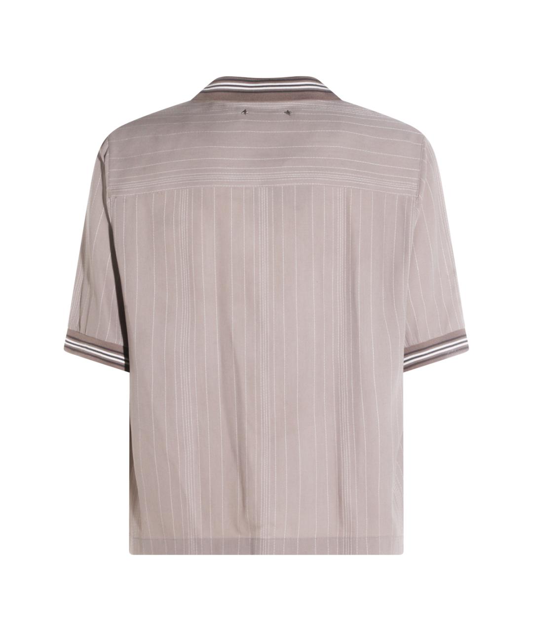 GOLDEN GOOSE DELUXE BRAND Бежевая шерстяная кэжуал рубашка, фото 2