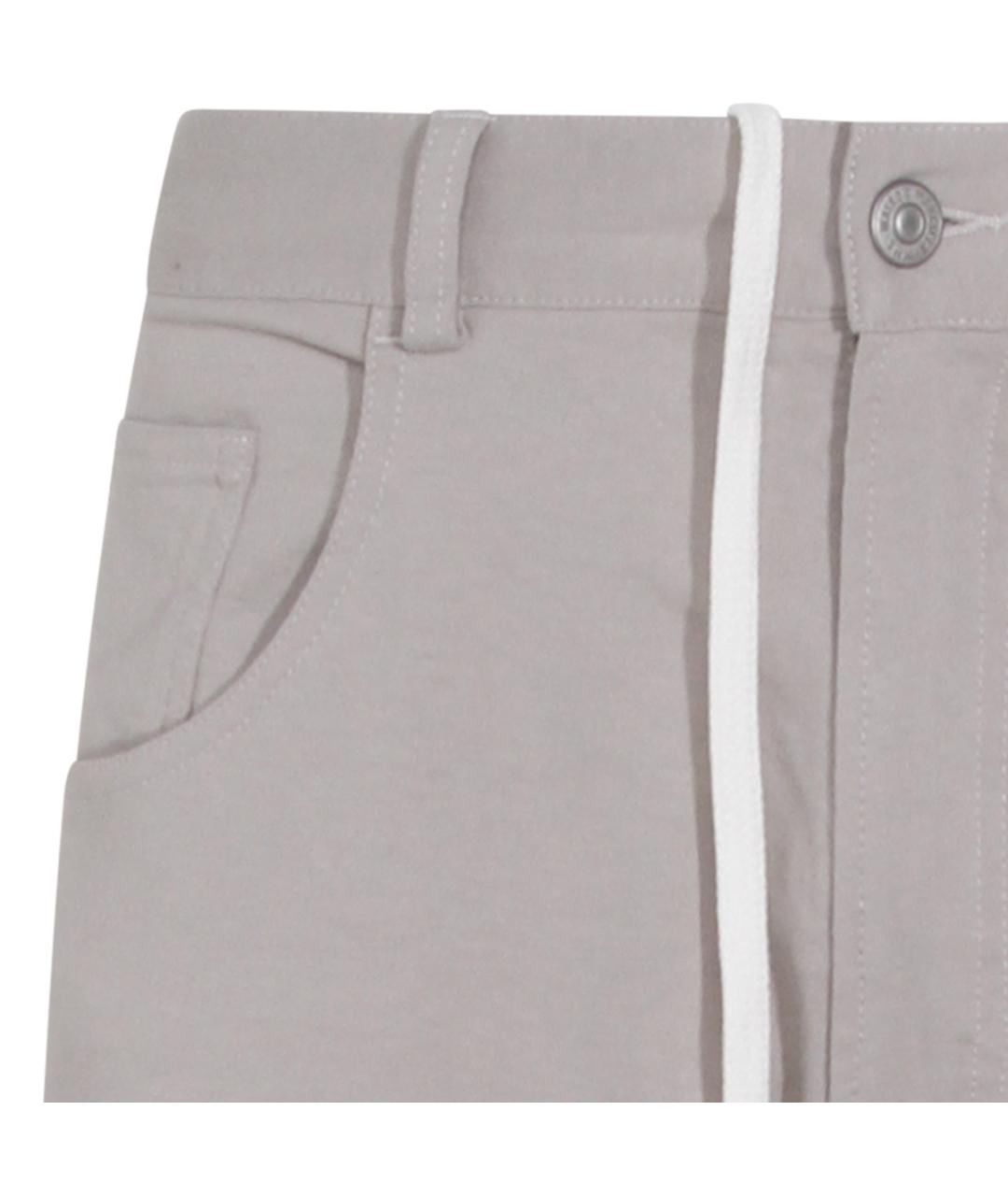 MM6 MAISON MARGIELA Серые хлопковые повседневные брюки, фото 3