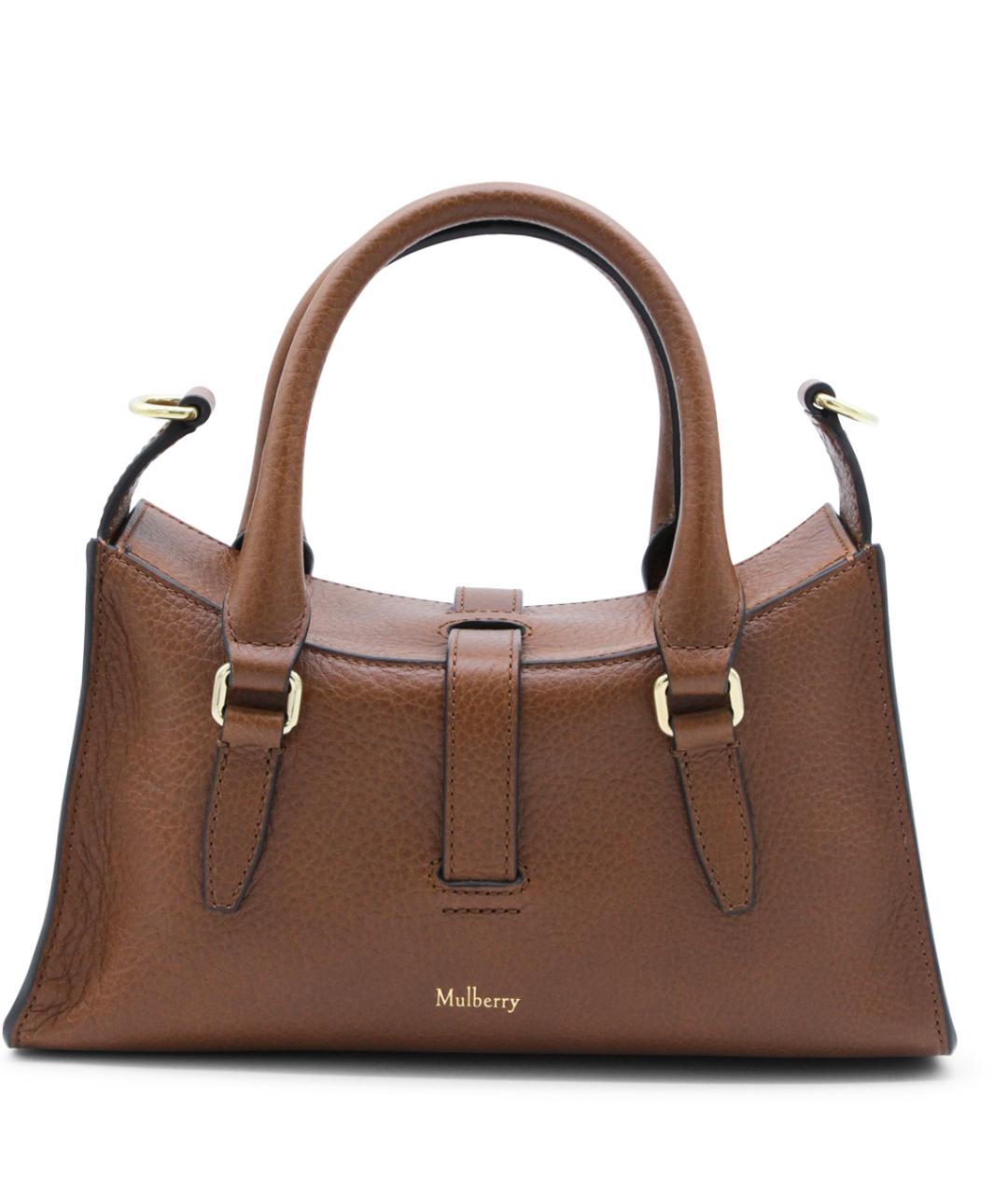 MULBERRY Коричневая кожаная сумка через плечо, фото 3