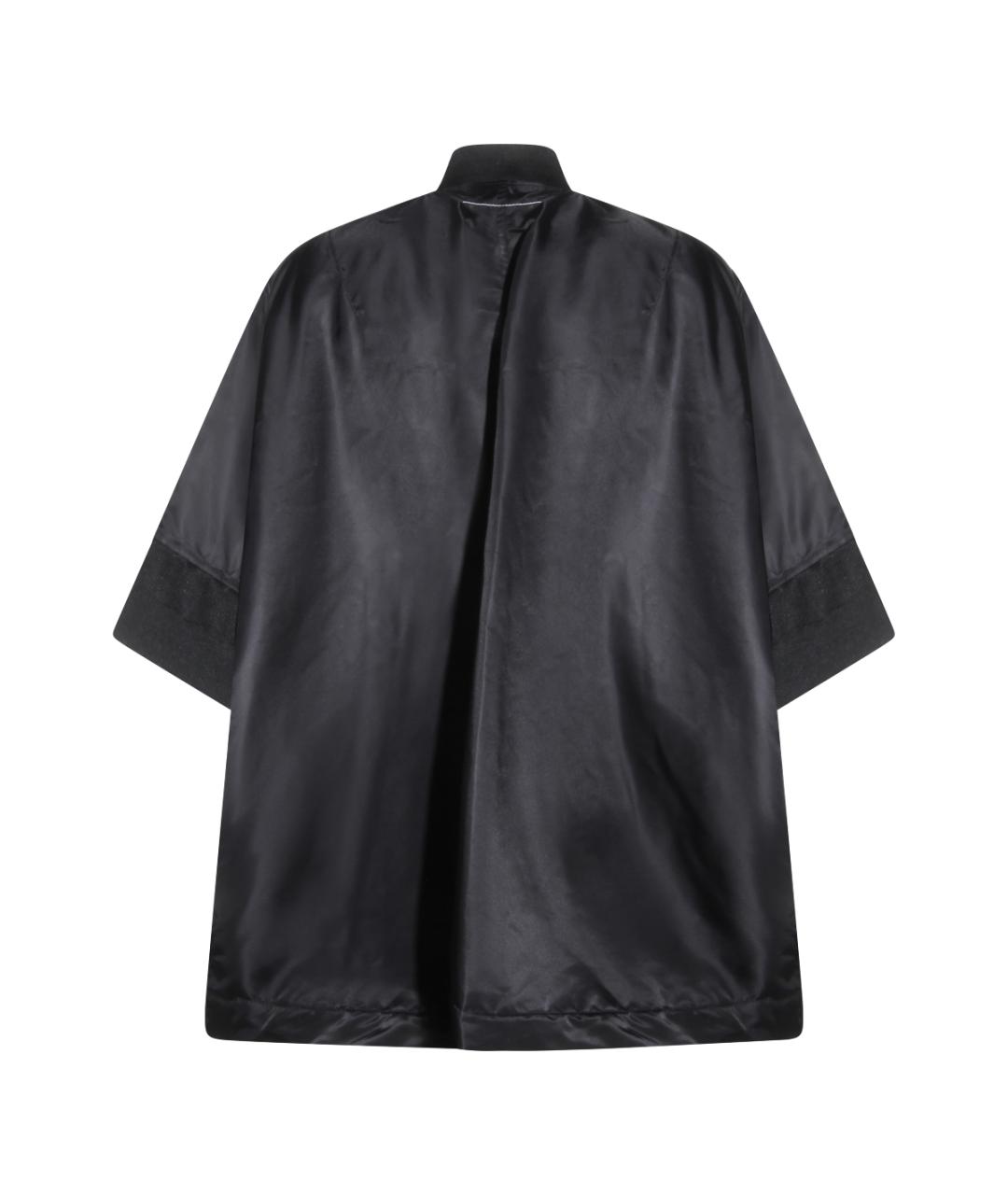 MM6 MAISON MARGIELA Черная синтетическая куртка, фото 2