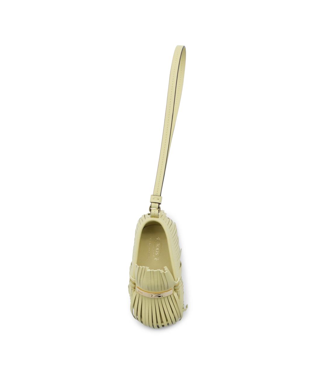 TOD'S Желтый брелок, фото 1