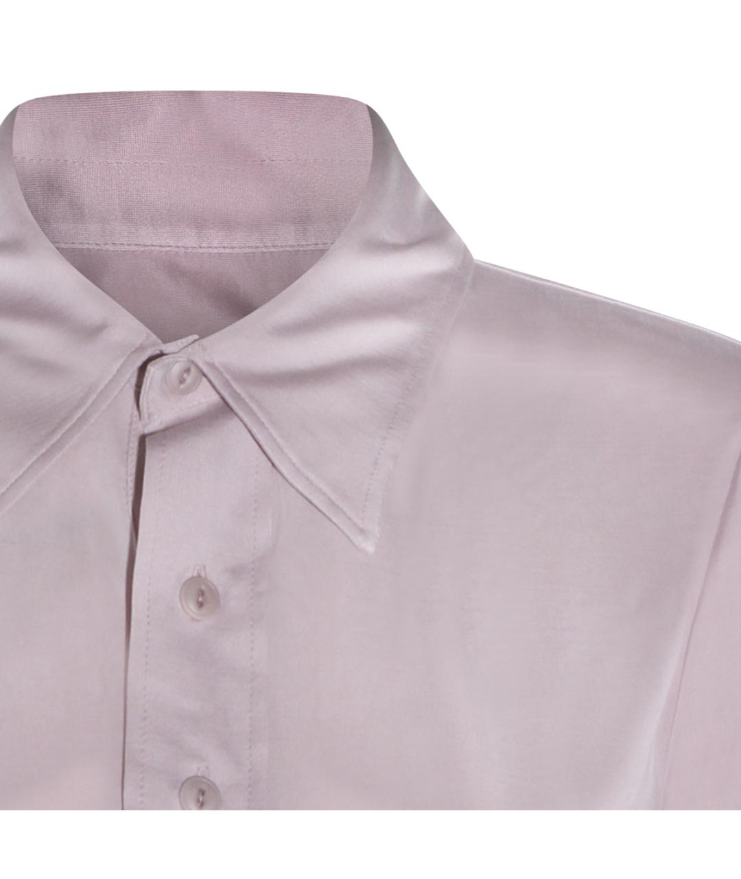 MAISON MARGIELA Розовая вискозная футболка, фото 3