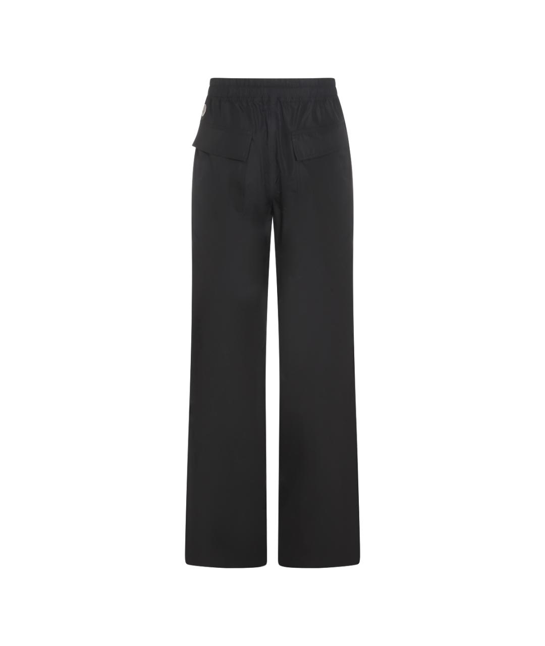 MONCLER Черные повседневные брюки, фото 2