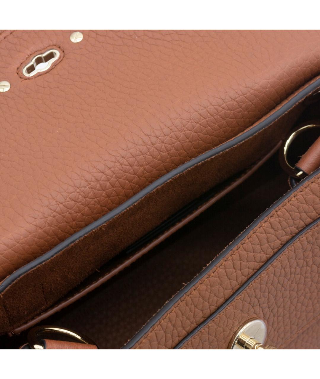 MULBERRY Коричневая кожаная сумка через плечо, фото 4