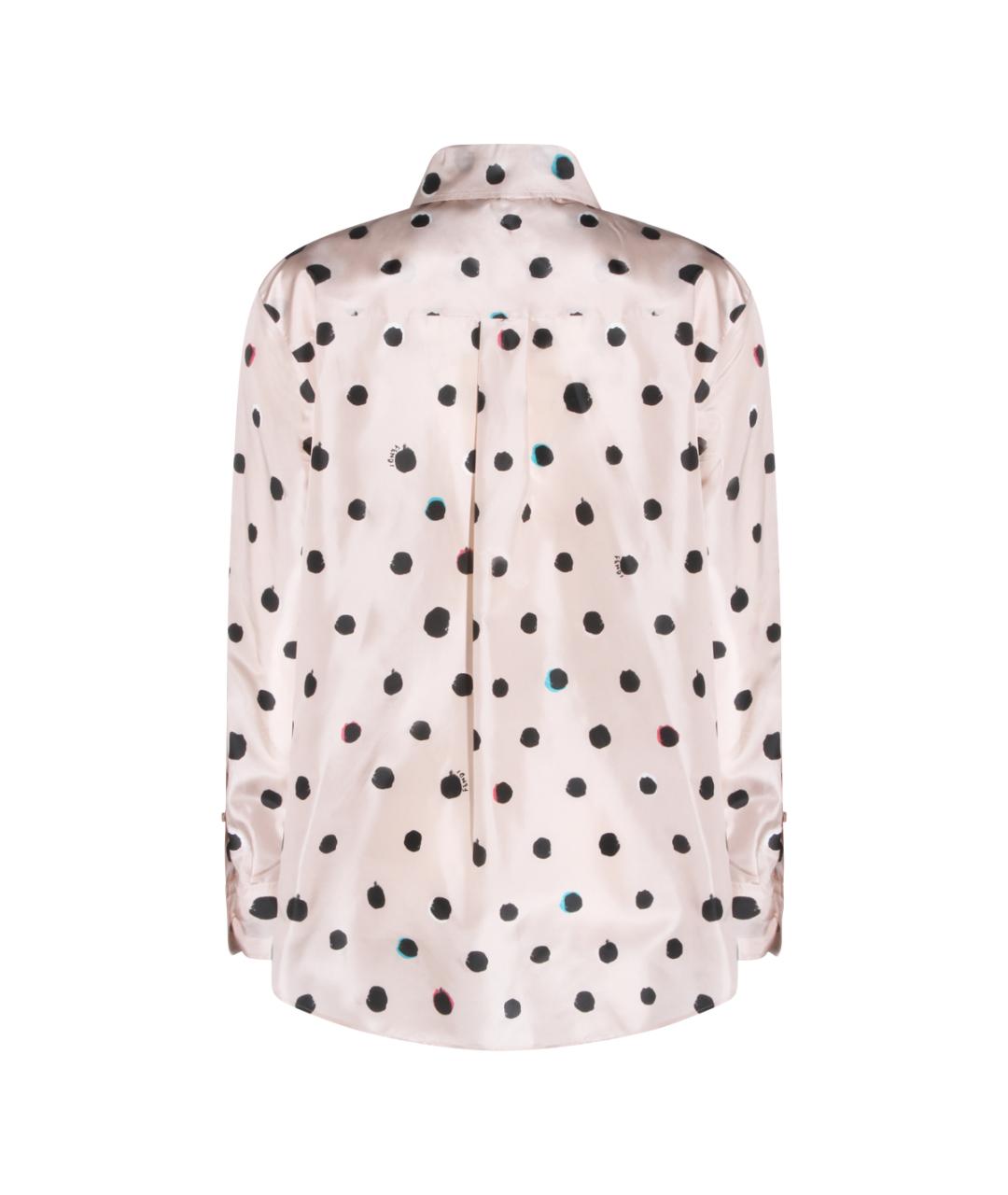FENDI Бежевая шелковая рубашка, фото 2