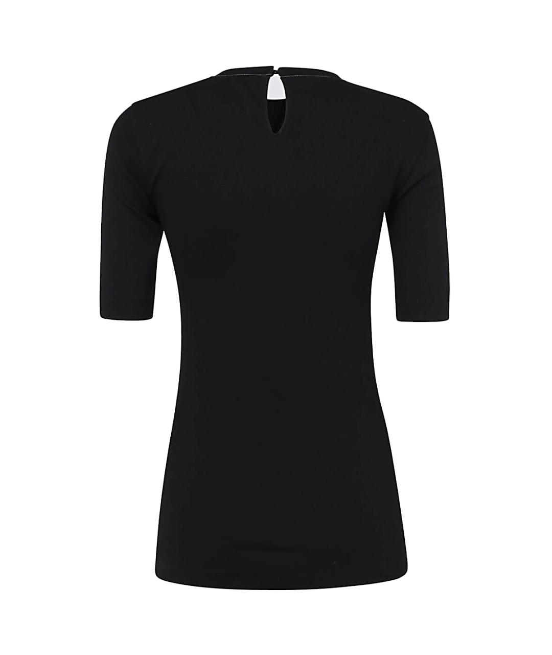 BRUNELLO CUCINELLI Черный хлопковый джемпер / свитер, фото 2