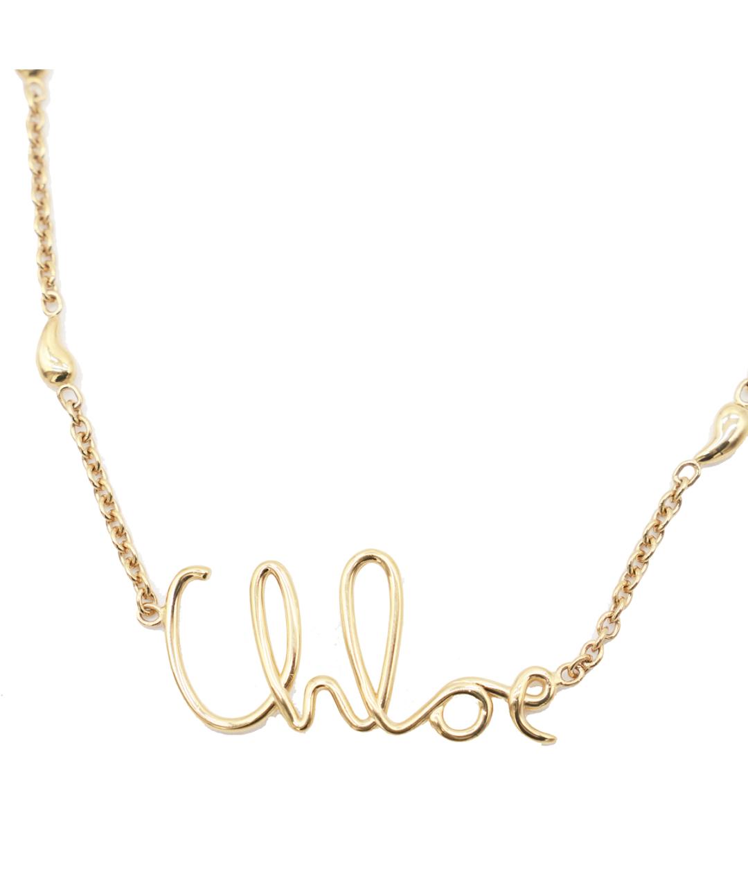 CHLOE Золотая подвеска из желтого золота, фото 2