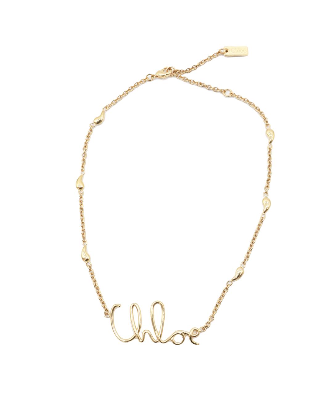 CHLOE Золотая подвеска из желтого золота, фото 1