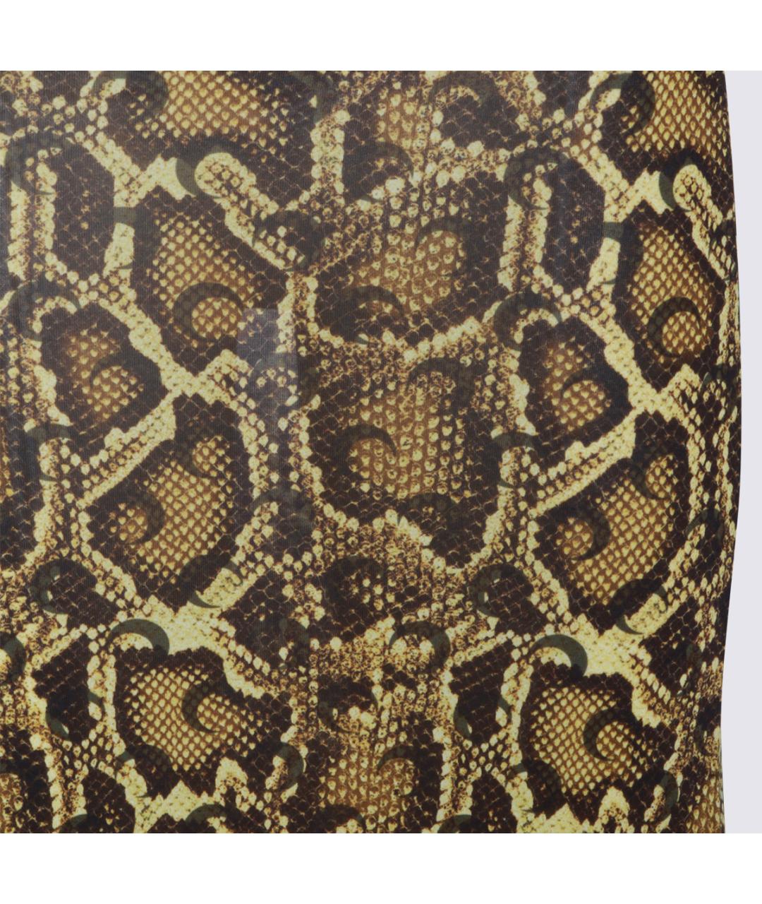 MARINE SERRE Мульти вискозное вечернее платье, фото 4