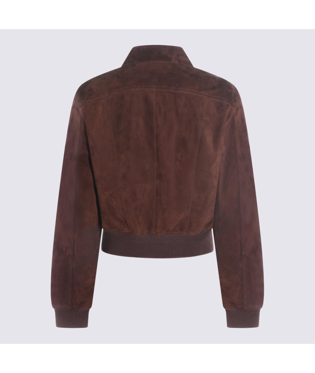 TOM FORD Коричневая замшевая куртка, фото 3