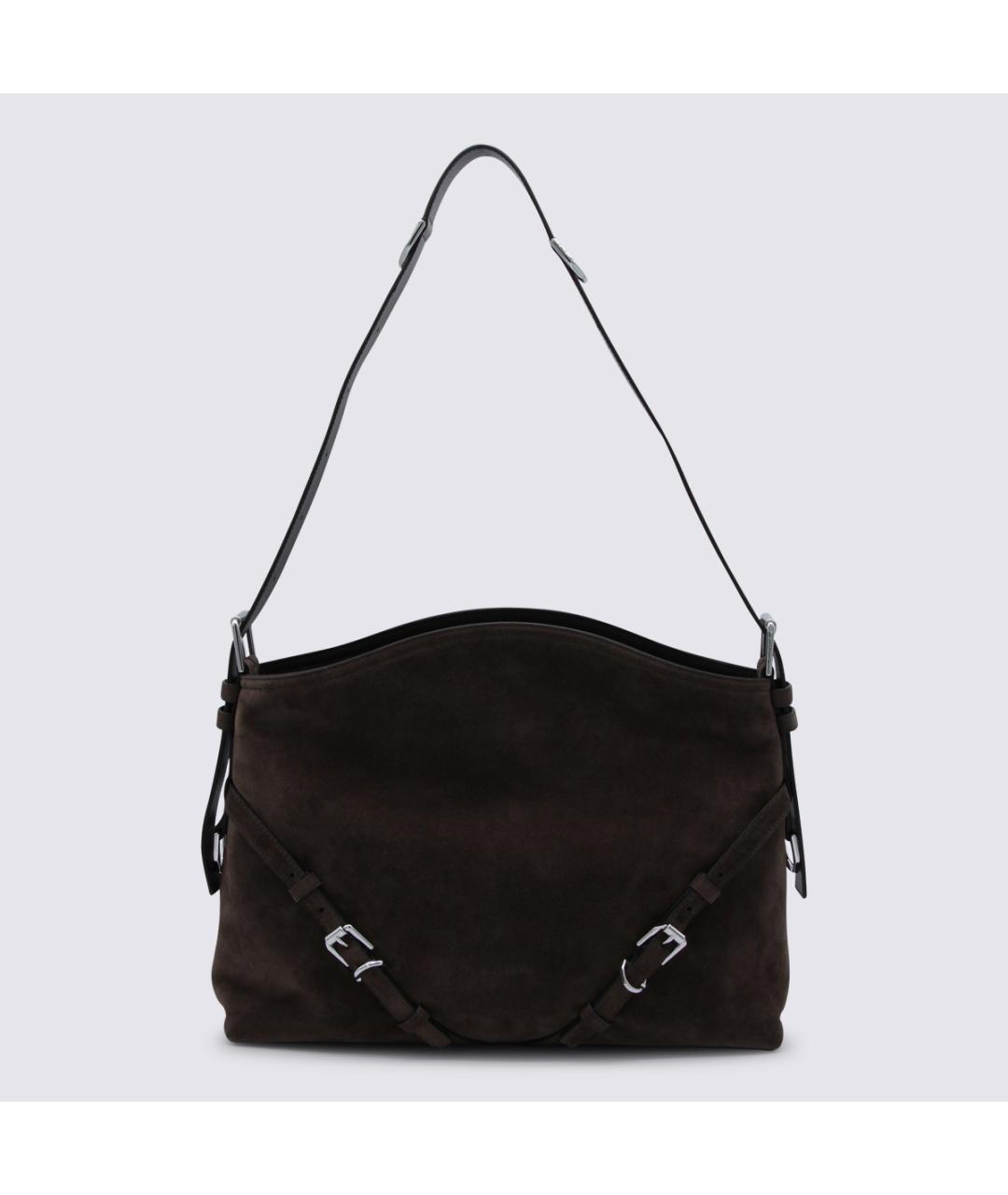 GIVENCHY Коричневая замшевая сумка через плечо, фото 2