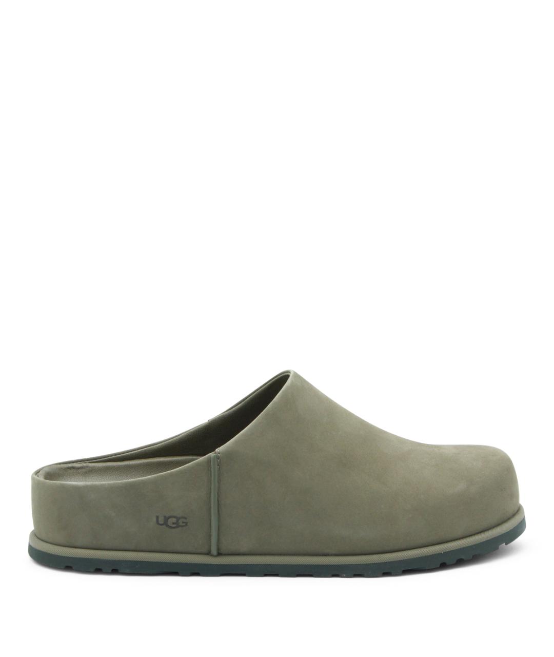 UGG AUSTRALIA Хаки кожаные низкие ботинки, фото 1