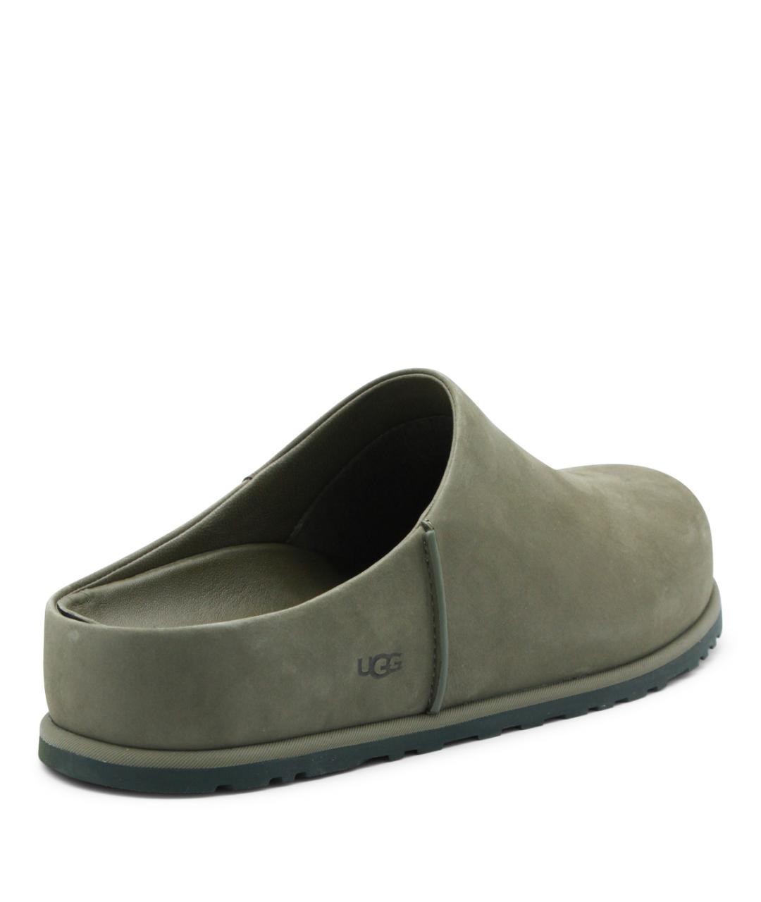 UGG AUSTRALIA Хаки кожаные низкие ботинки, фото 3